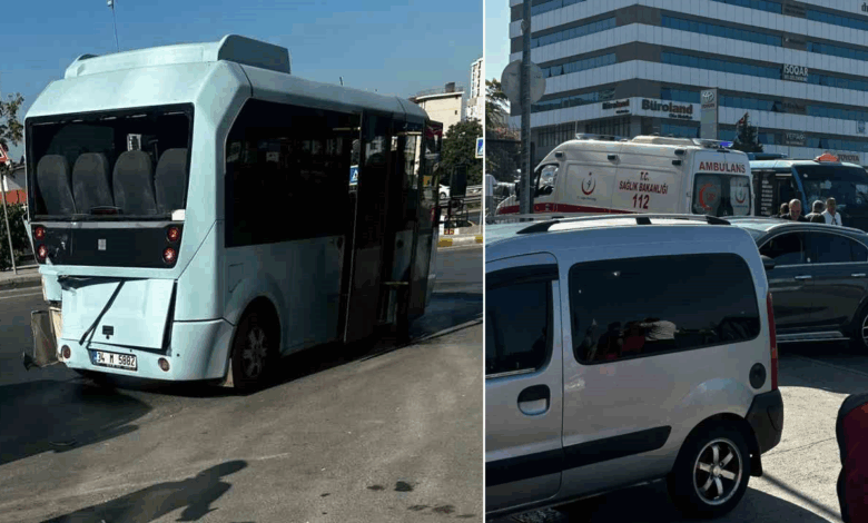 pendikte minibusler carpisti 8 yolcu yaralandi 63yGLZBC